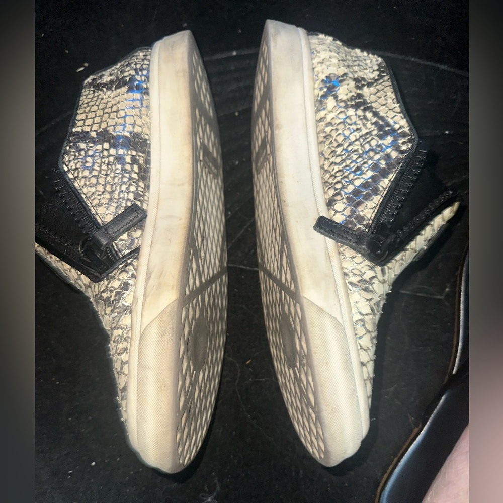 Giuseppe Zanotti Python Embossed Leather Devon Sn… - image 7